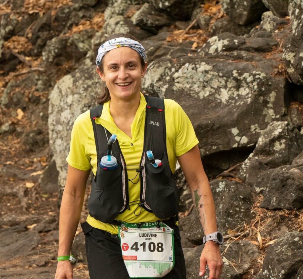 Ludivine Louis, préparatrice mentale, lors de la Mascareigne à La Réunion